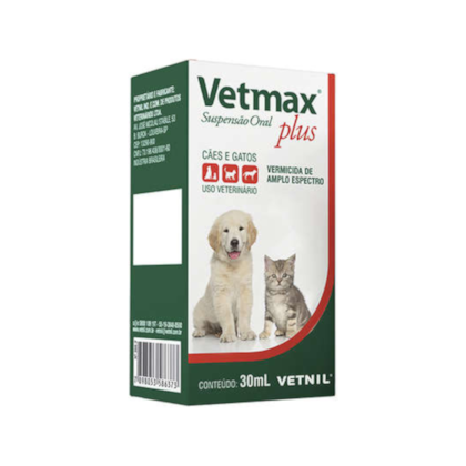 VETMAX PLUS SUSPENSAO 30 ML