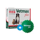Vetmax Plus - Vermífugo Cães e Gatos - 4 Comprimidos