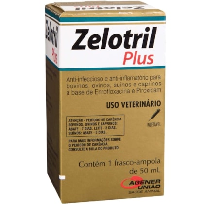 Zelotril Plus Injetavel 50 Ml - Agener
